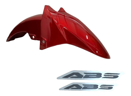 Paralama Dianteiro Fazer 250 Vermelho Metalico 2020 2022 Abs