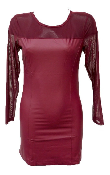 Vestido Vinipiel Vino | MercadoLibre 📦 Vestido Vinipiel Vino | MercadoLibre 📦