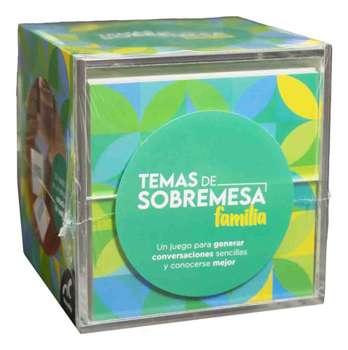 Juego De Cartas Temas De Sobremesa Familia Caja De Plástico