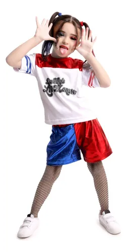 Fantasia de Carnaval / Halloween Arlequina, Roupa Infantil para Menina  Usado 92819340