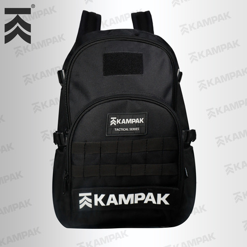 Super Mochila Expandible Kampak Mt09 Táctica Multiusos Negro