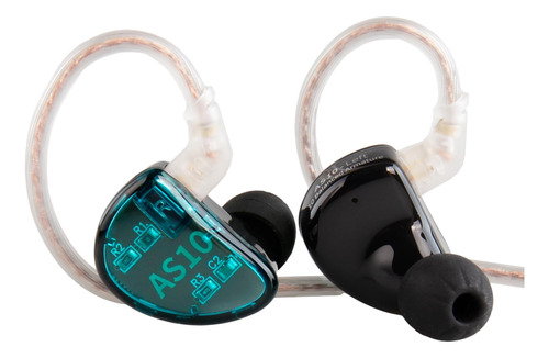 Kz As10 Auriculares Pure 5 Balanced Armature 5ba Músico En