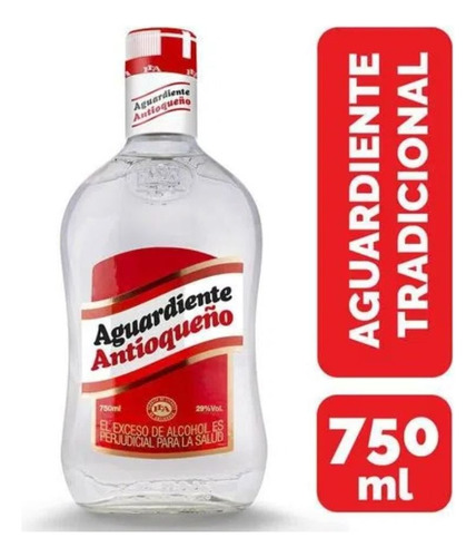 Aguardiente Antioqueño 750ml. Importado