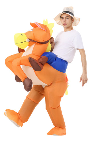 Divertido Disfraz Inflable Unisex Para Montar A Caballo Para Adulto