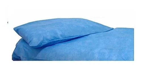 Funda Almohada Desechable Azul Indigo  Paquete 25 Pzas