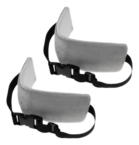 A 2 Piezas Corturas De Almohada De Almohada Avión De Gris