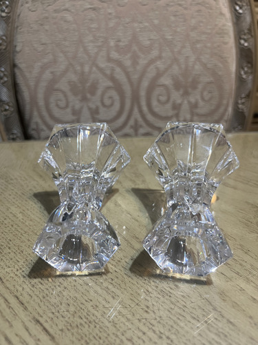 Portavelas De Cristal (Usado)