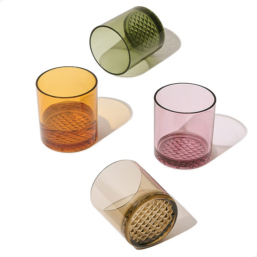 Tossware Reserve - Juego De 4 Vasos De Whisky De Plastico Ir