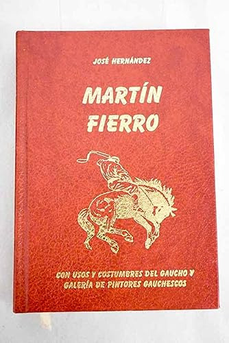 Libro Martin Fierro (con Usos Y Costrumbres Del Gaucho) (rus