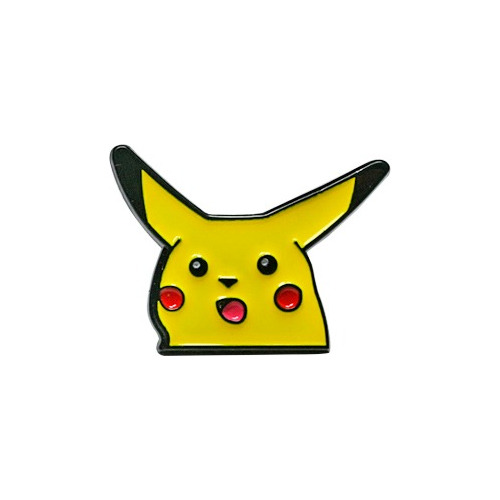 Pin Metalico Diseño Pikachu Meme Pokemon Anime Videojuego