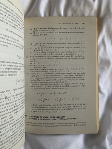 Cálculo Avanzado Con Aplicaciones A La Ingeniería Y Física (Usado)