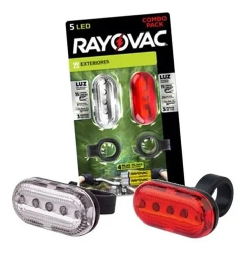 Linterna Led Rayovac Combobike Para Bicicleta