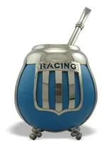 Comprar Mate Racing. Cerámica Y Alpaca Con Bombilla De Alpaca.