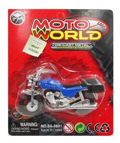 Blister Moto Metalica 8 Cm Die Cast Metal 