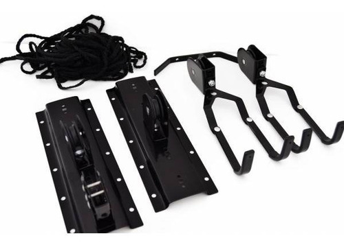 Imagen 6 de 10 de Soporte Gancho Porta Bicicleta Para Colgar Reforzado Techo