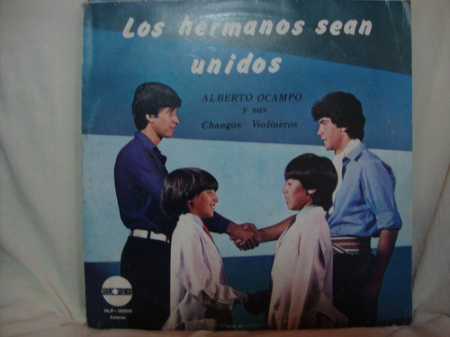 Vinilo Alberto Ocampo Y Changos Violineros F1