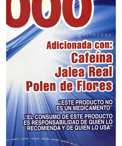 Imagen 4 de 6 de Tiamina 5000 Cafeína Jalea Real Guaraná 100 Tabletas Gn+vida