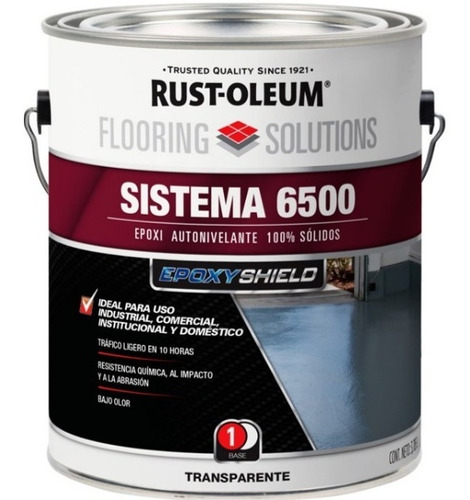 Resina Epoxica Autonivelante Transparente  Rust Oleum