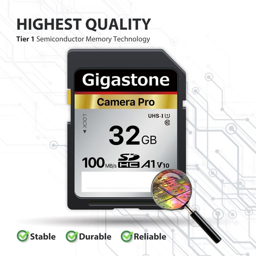 Gigastone 5 Sd V10 32 Gb Memoria Velocidad Full Hd Para