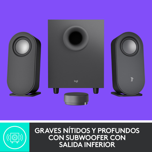 Pc Speakers Con Subwoofer Logitech Z407 Negro