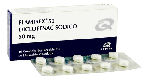 Flamirex® 50mg X 10 Comprimidos | Antiinflamatorio