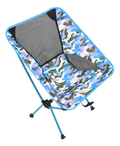 Silla Lunar Plegable Portátil De Camuflaje Para Pescar Y Aca