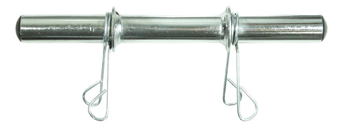 Barra Oca 30 Cm Com Presilhas Cromada Poli Sports
