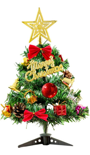 Árbol De Navidad + Accesorios De Decoración + Cadena De Led