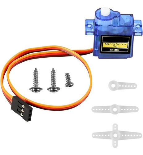 Kit Com 3 Micro Servo Motor 9g Sg90 Para Arduíno E Robótica