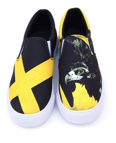Tenis Negro Twenty One Pilots Top Trench Cuervo Elástico