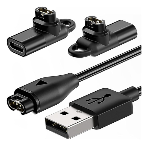 Cable De Carga Para Reloj Garmin Con Conector Adaptador De C