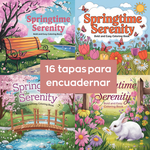 Set Imagenes Pdf Libro Para Descargar Y Colorear Primavera