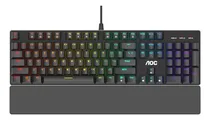 Comprar Teclado Mecanico Aoc Gaming Full Rgb Switches Azules Usb