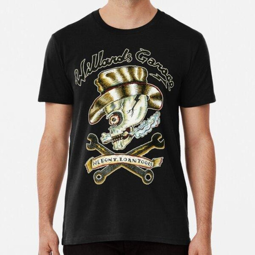 Remera Willard's Garage We Don't Lend Tools Camiseta Retro V