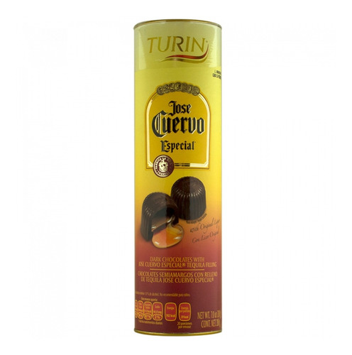 Chocolates Importados Turin Jose Cuervo, Rellenos De Tequila