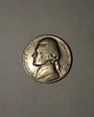 Five Cents Of 1964 With Errors D (Usado)