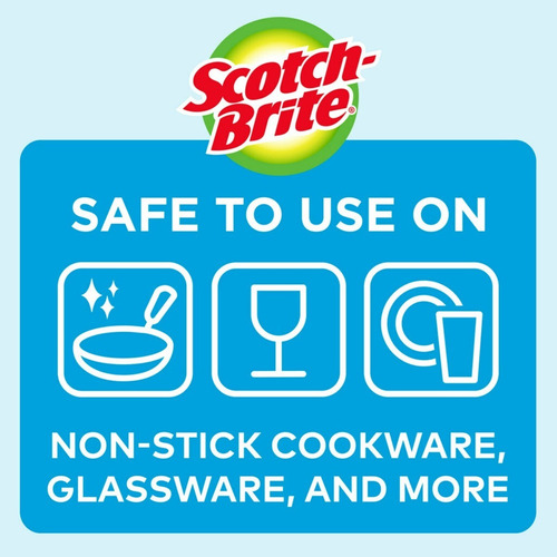 Esponjas Scotch Brite 3m Dobie Scrub & Wipe 2 Pzs Importadas