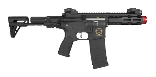 Rifle Airsoft Eletrico Ar15 Neptune 6mm Pdw - Rossi 