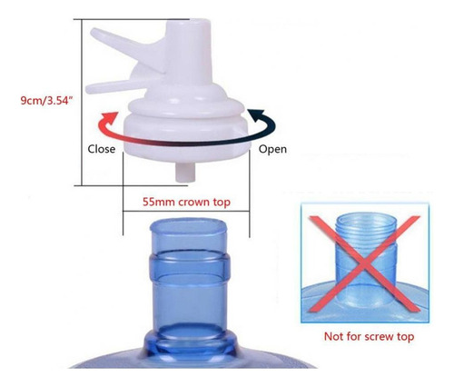 2 Pcs Botella De Agua Botellas De Dispensador Llave De