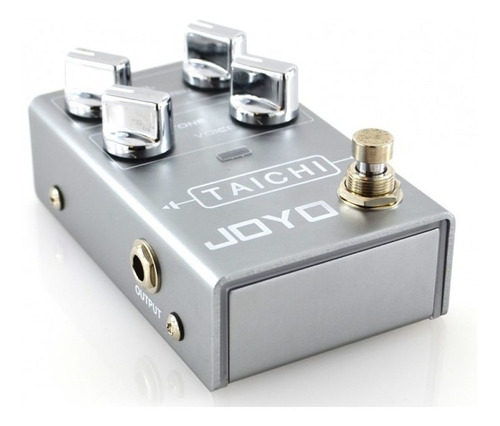 Pedal De Efectos Overdrive R-02 Para Guitarra Joyo Taichi Color Plateado