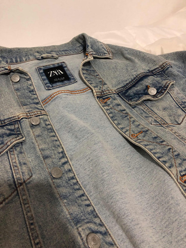 Campera De Jean Zara Como Nueva