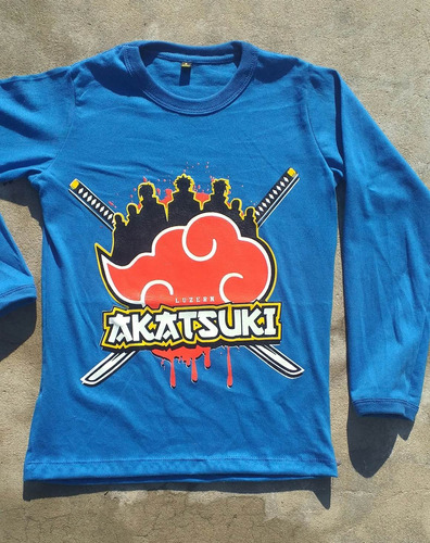 Remera Naruto Akatsuki Brilla En La Oscuridad