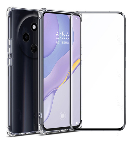 Capa Protetora Para Redmi 14c 4g Com Airbag Antiqueda E Mica