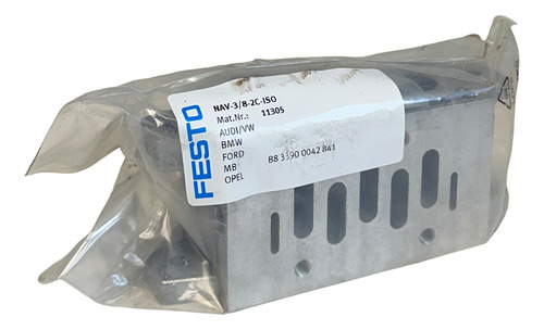 Festo Nav-3/8-2c-iso / 11305 Pneumatic Manifold Sub- Ccs