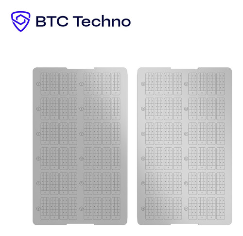 Steel Wallet Cryptotag Zeus / Billetera Acero Criptomonedas