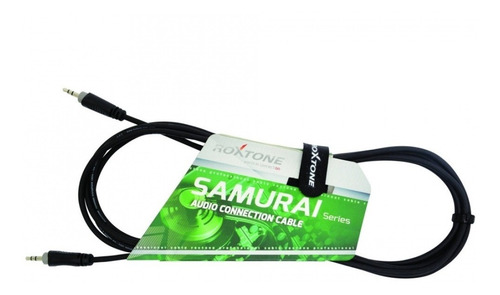 Imagen 2 de 2 de Cable Roxtone Auxiliar Miniplug St - Miniplug St. 0.9m