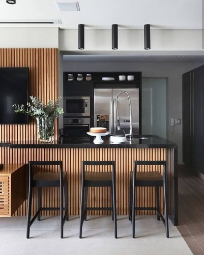 Imagen 9 de 10 de Deco Panel Listones Revestimiento Pared Interiores (pack)