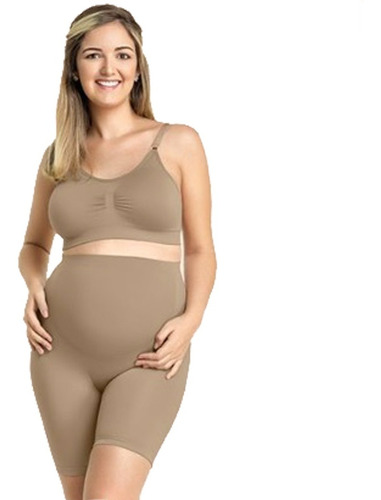 Imagem 3 de 4 de Bermuda Calcinha Boxer Short Para Saia Gestante Grávida
