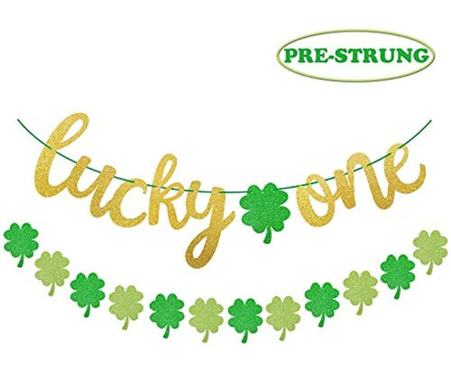 Yaaaasss! St Patrick's Day Lucky One Party Decorations, Bann