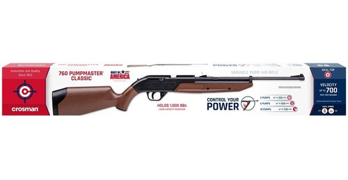 Imagen 7 de 9 de Rifle Aire Crosman 760 Pumpmaster 4.5 Mm Alza Guion 700 Fps